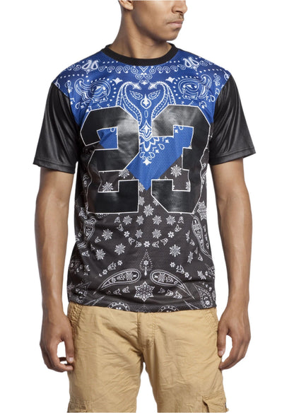 Bandana Mesh T-Shirt - Royal Blue® Apparel