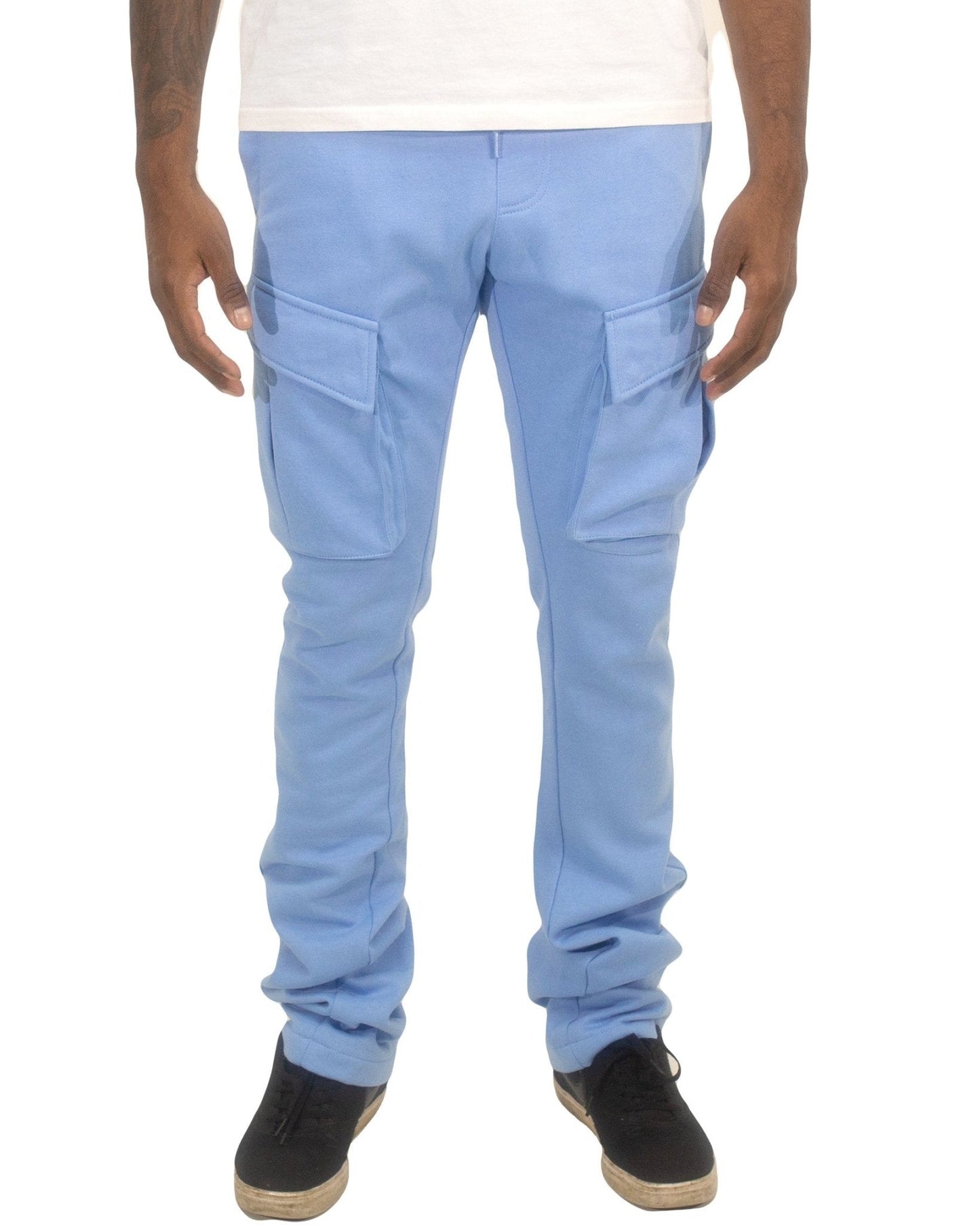 Cargo Fleece Stacked Pants - Royal Blue® Apparel