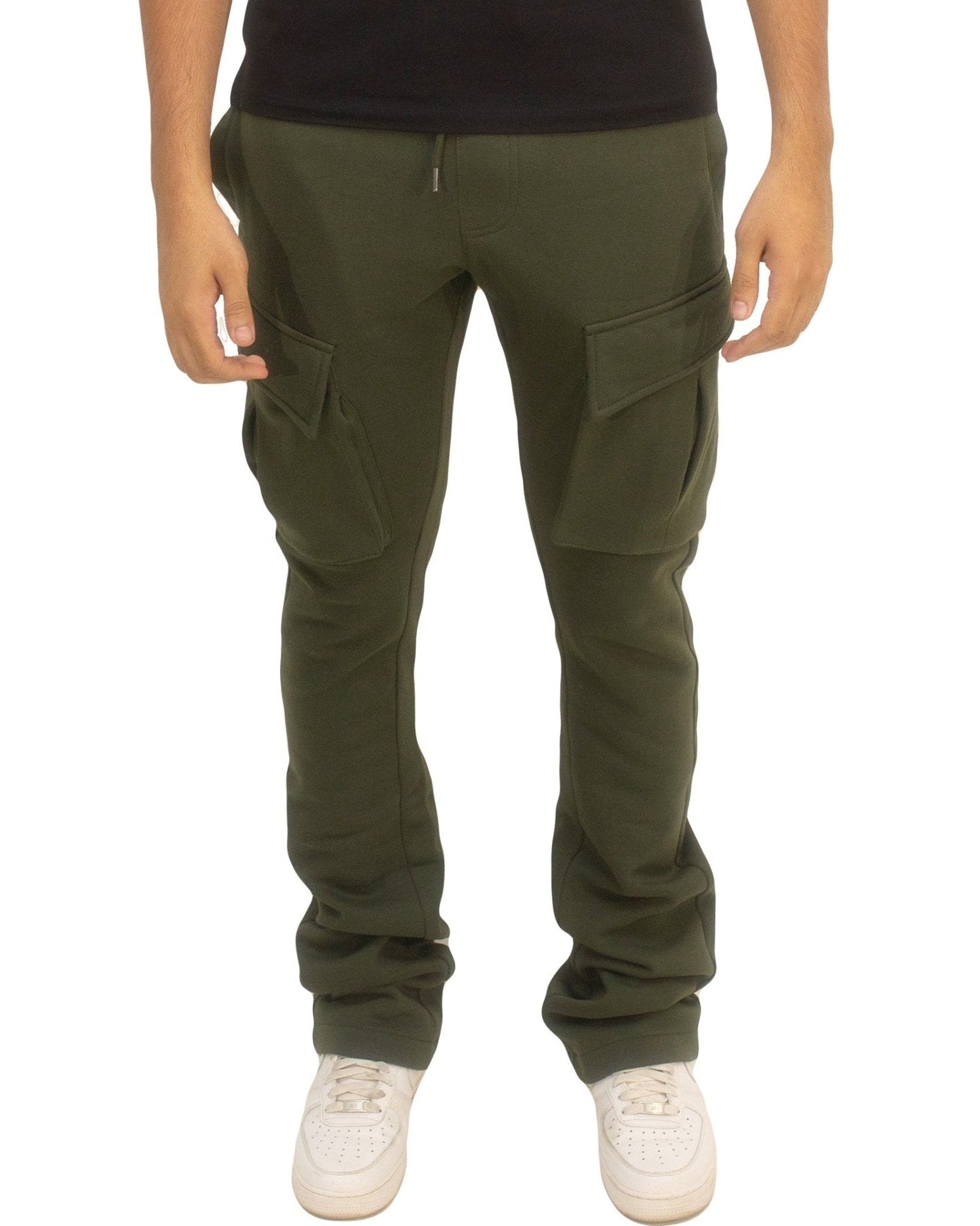 Cargo Fleece Stacked Pants - Royal Blue® Apparel