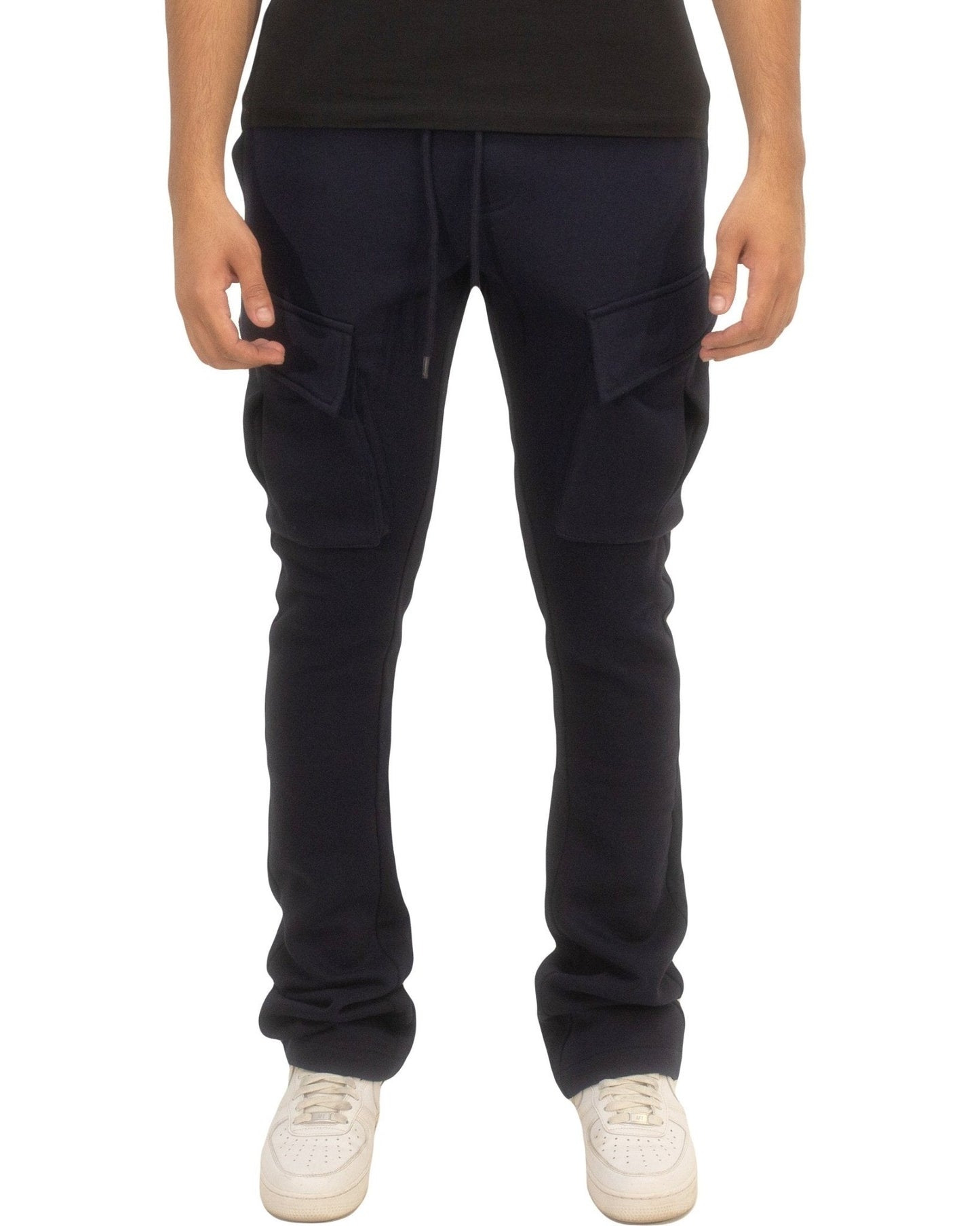 Cargo Fleece Stacked Pants - Royal Blue® Apparel