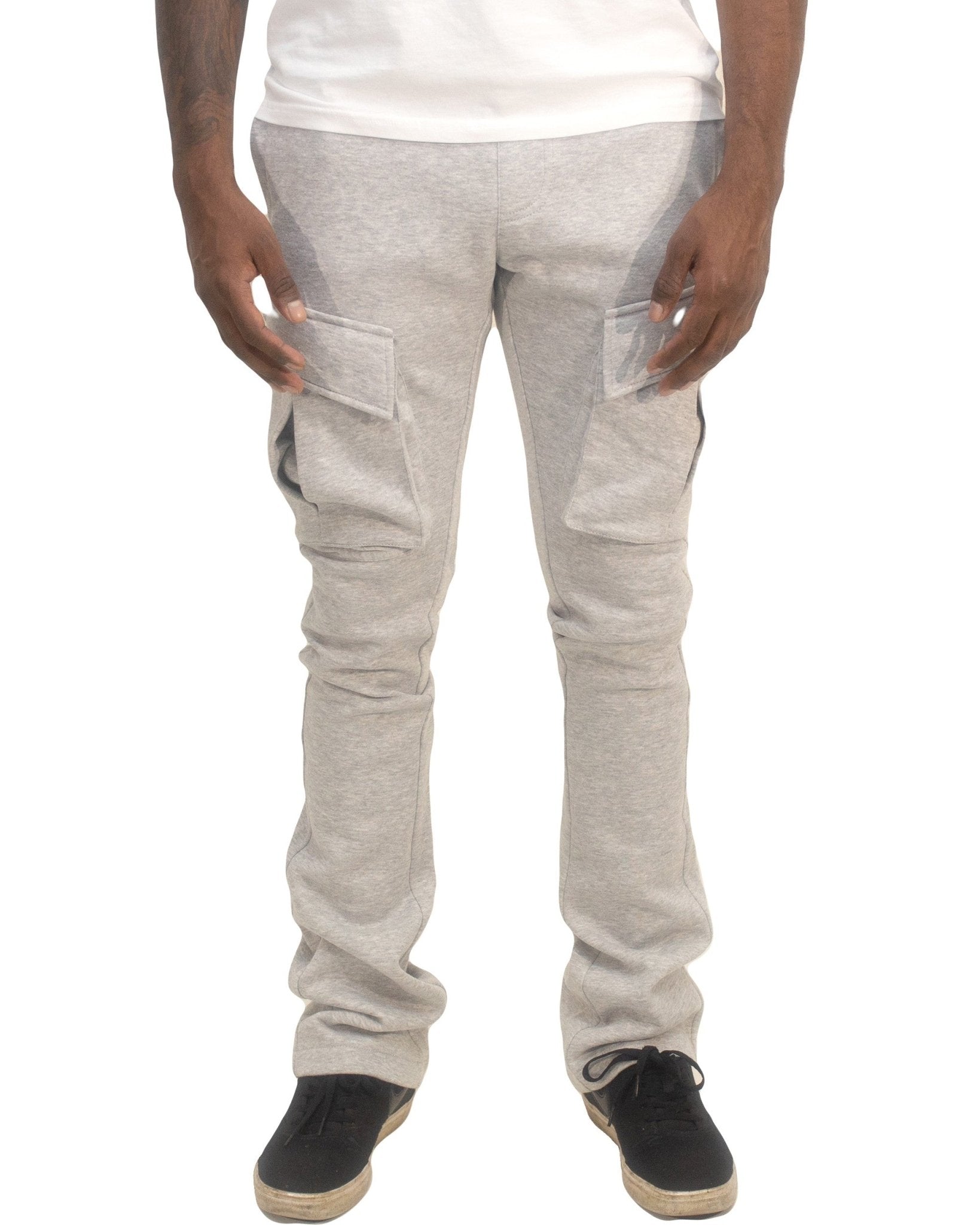 Cargo Fleece Stacked Pants - Royal Blue® Apparel