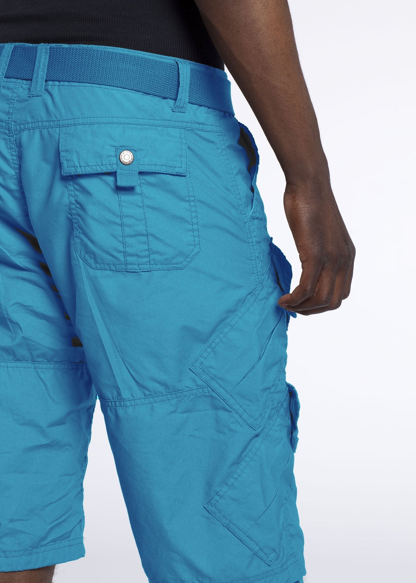 Cargo Shorts w/Belt - Royal Blue® Apparel