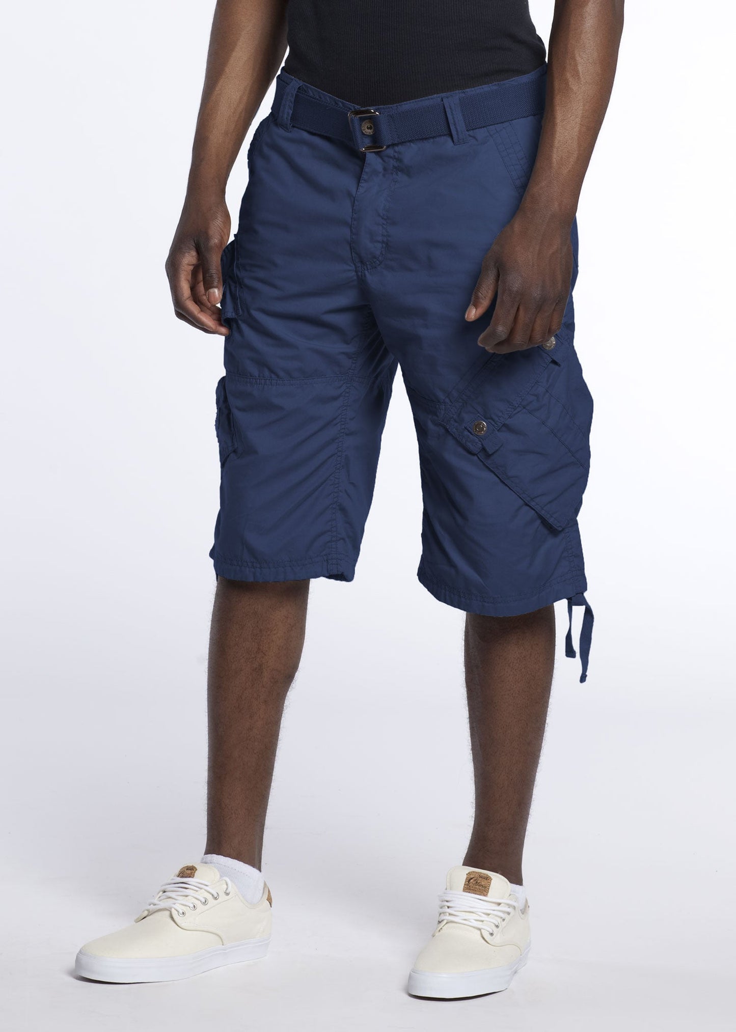 Cargo Shorts w/Belt - Royal Blue® Apparel