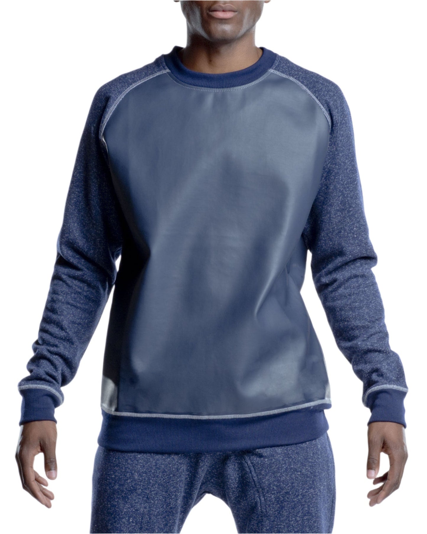 Denim Fleece Crewneck - Royal Blue® Apparel