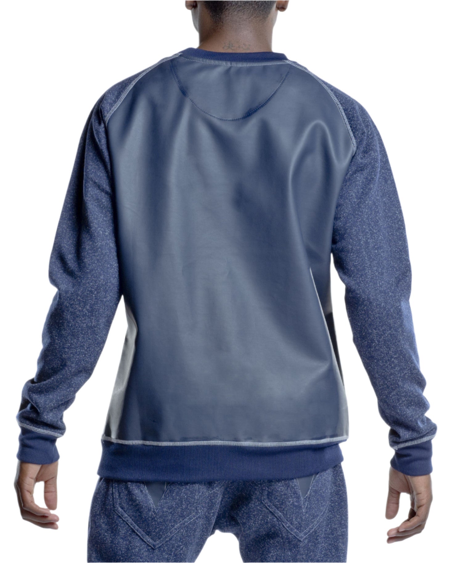 Denim Fleece Crewneck - Royal Blue® Apparel