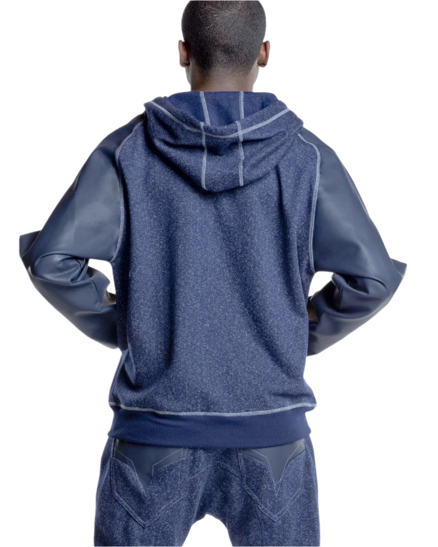 Denim Fleece Hoodie - Royal Blue® Apparel