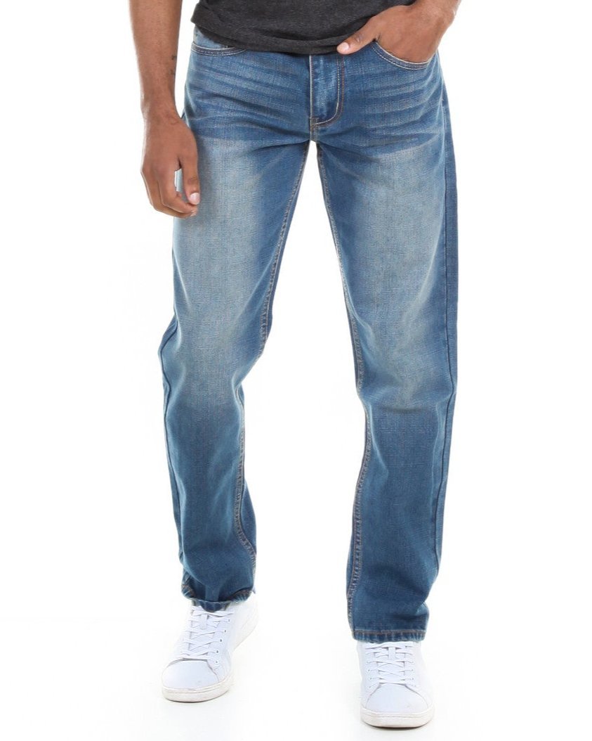 Faded Slim Fit Jeans - Royal Blue® Apparel