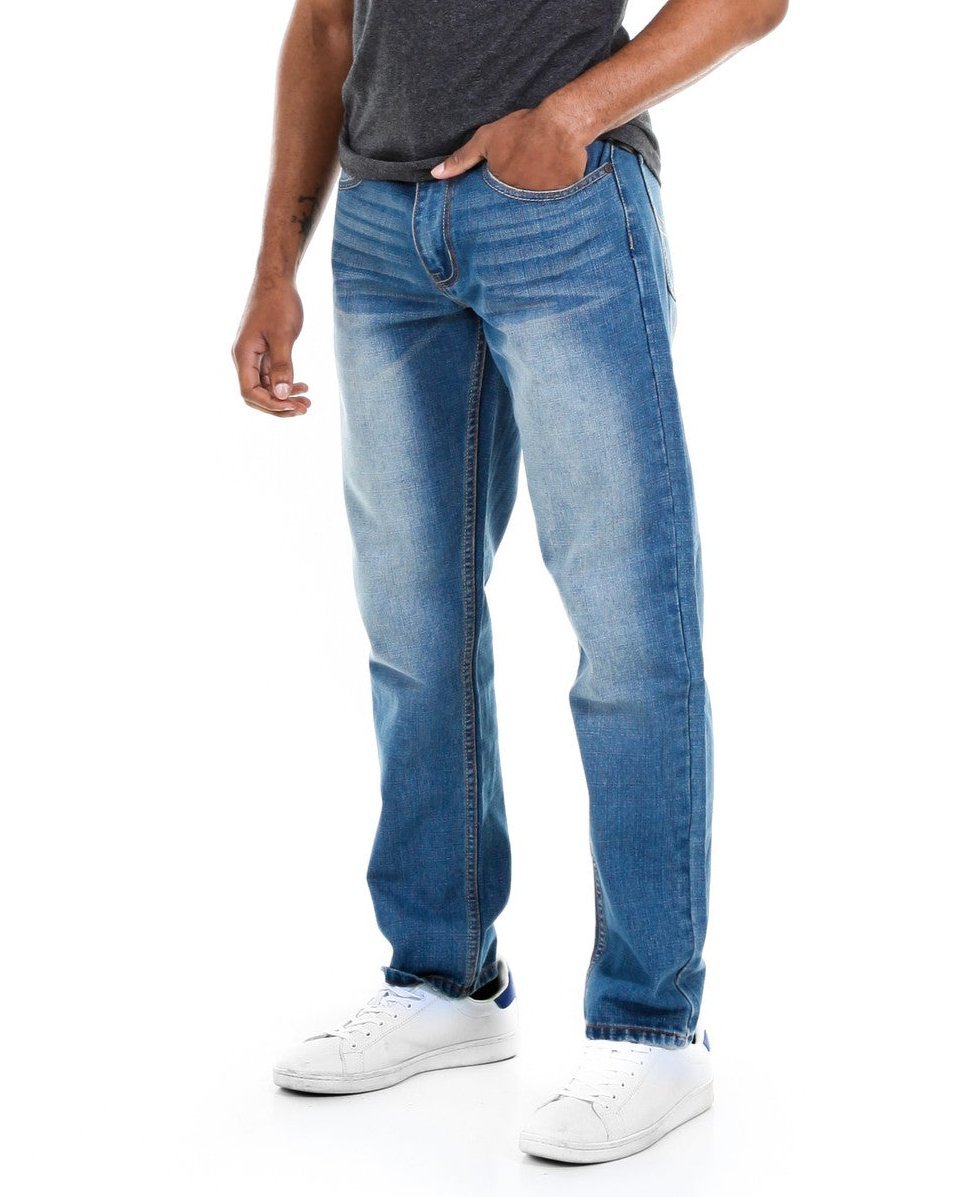 Faded Slim Fit Jeans - Royal Blue® Apparel