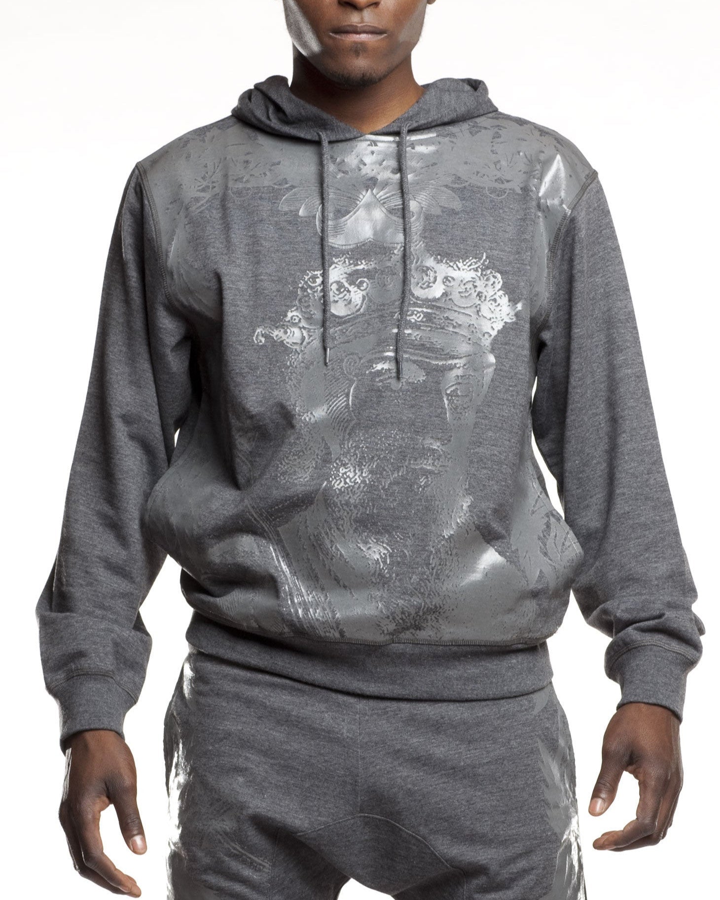 Gel Print French Terry Hoodie - Royal Blue® Apparel