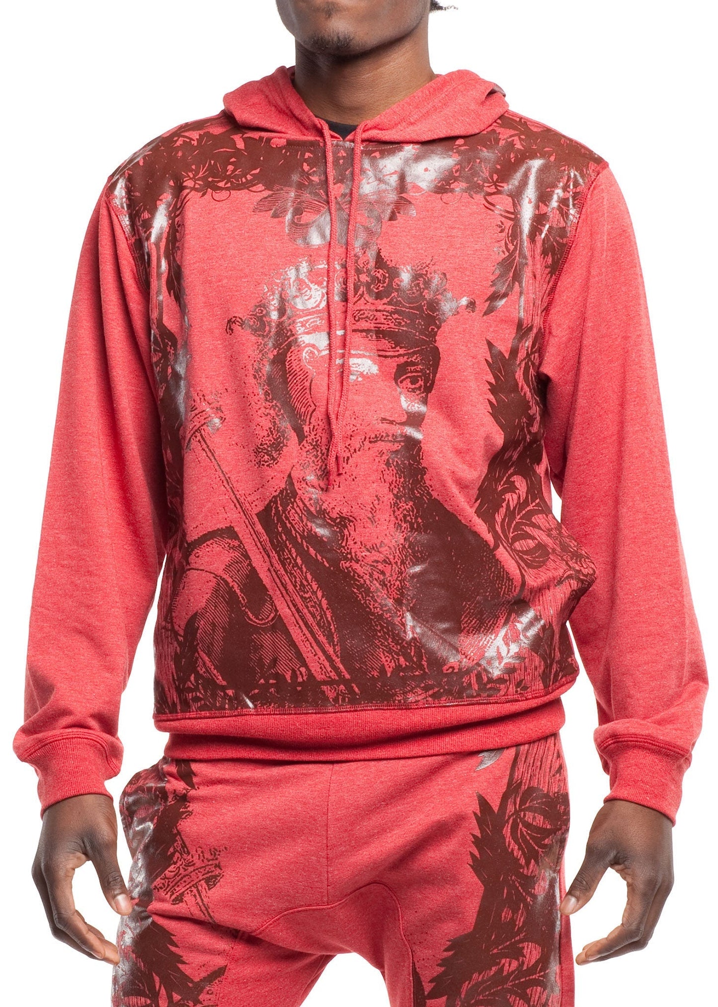 Gel Print French Terry Hoodie - Royal Blue® Apparel