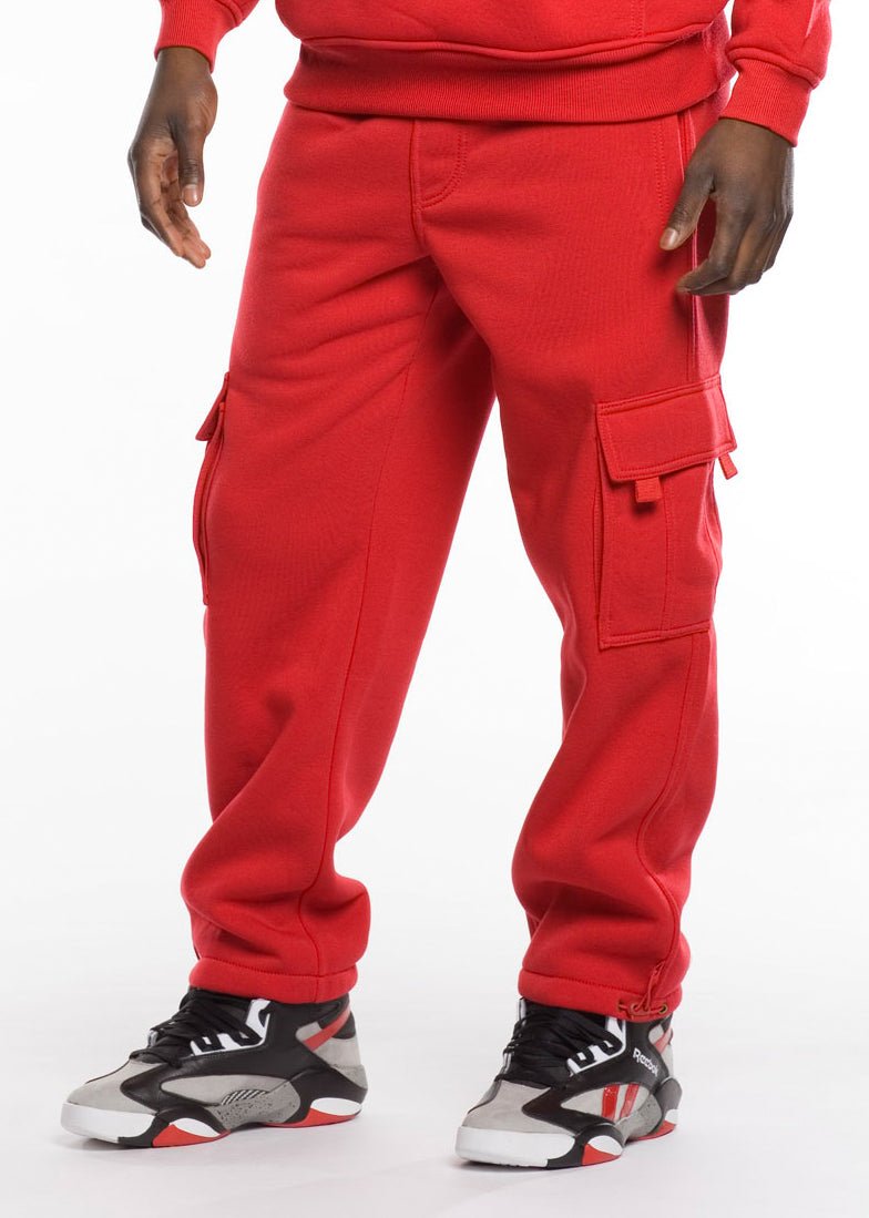 Heavy Fleece Cargo Sweatpants - Royal Blue® Apparel