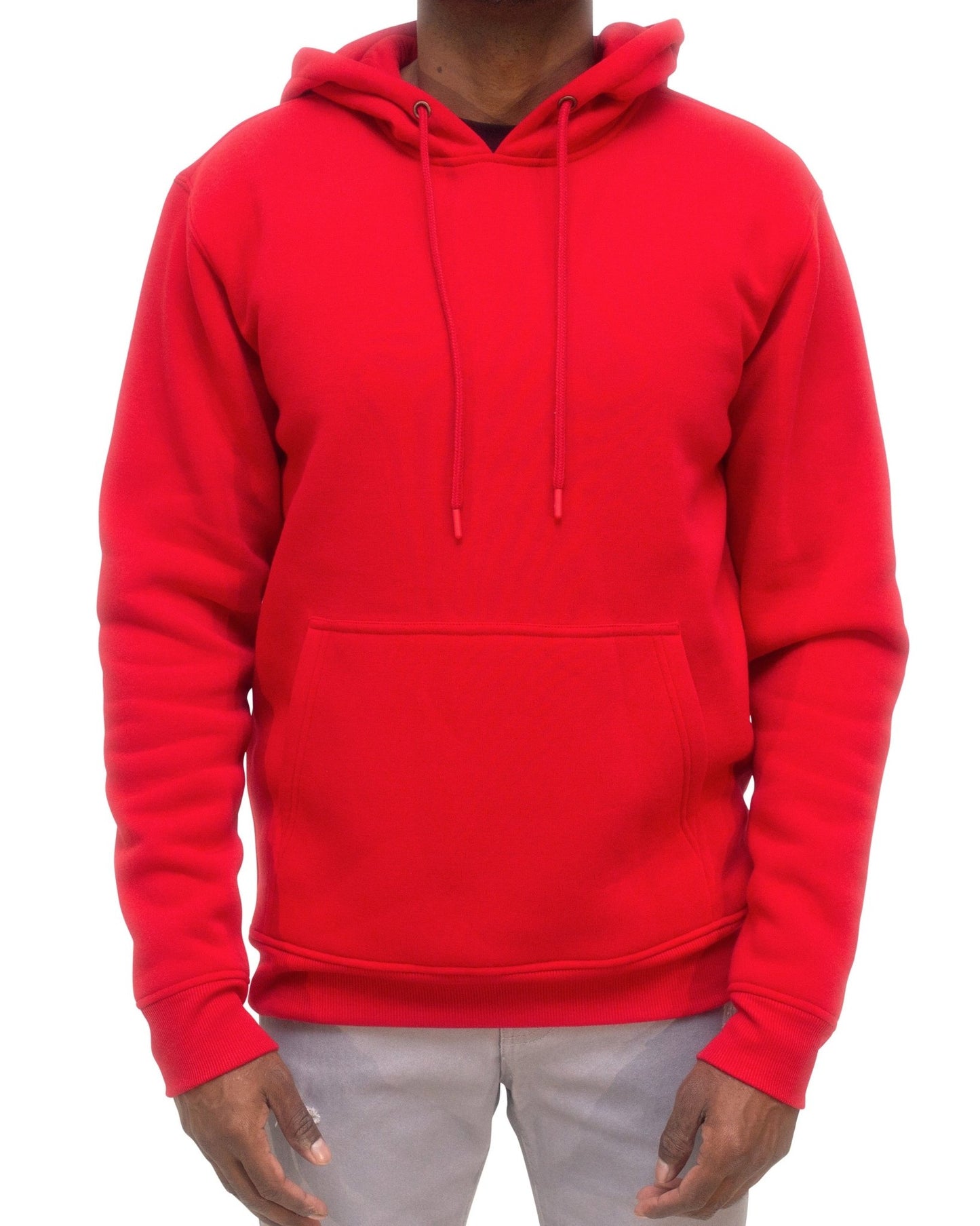 Lightweight Fleece Pullover Hoodie - Royal Blue® Apparel Red / S