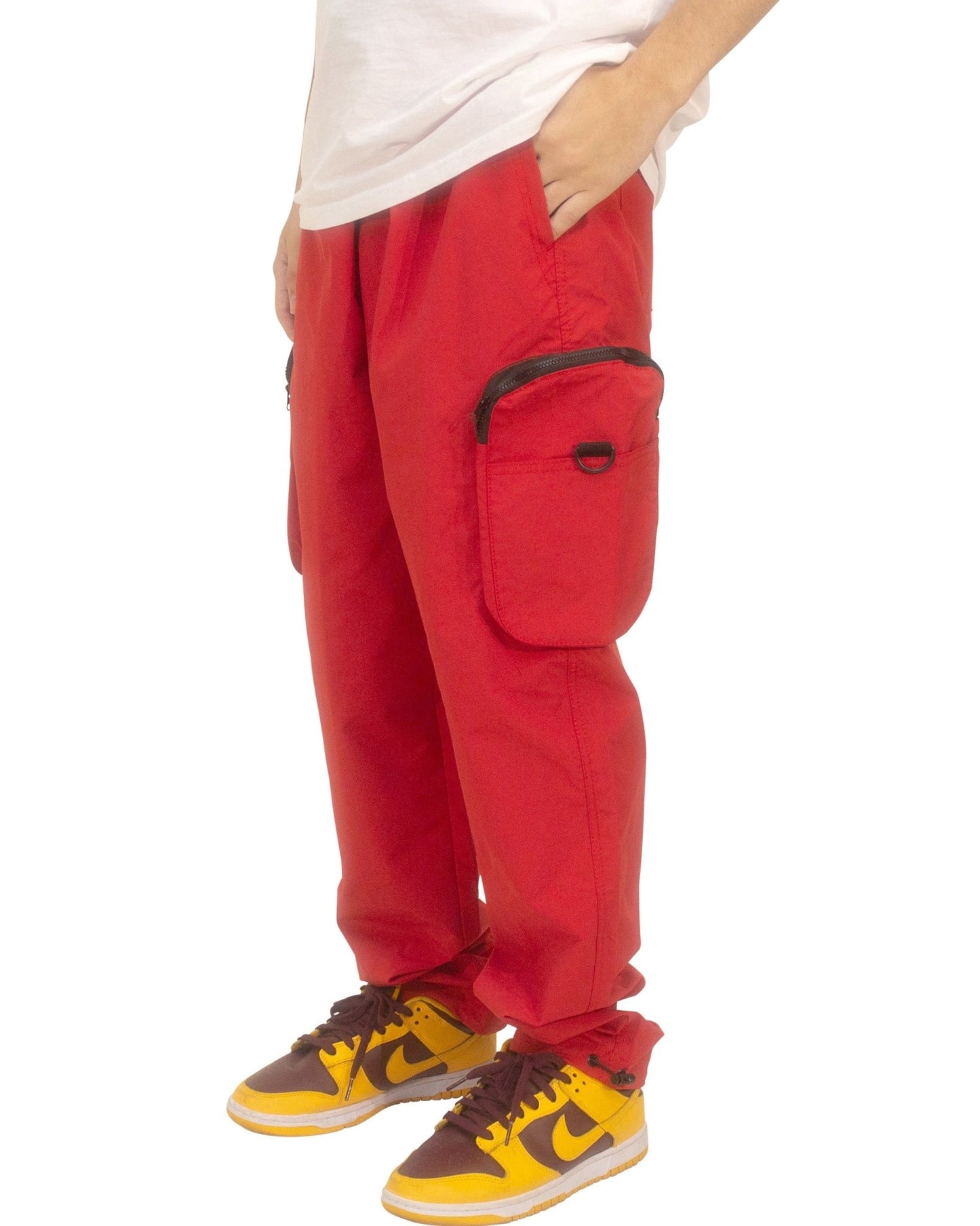 Nylon Active Cargo Pants - Royal Blue® Apparel Red / S