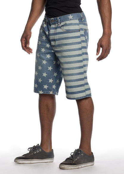 Patriotic Jean Shorts - Royal Blue® Apparel