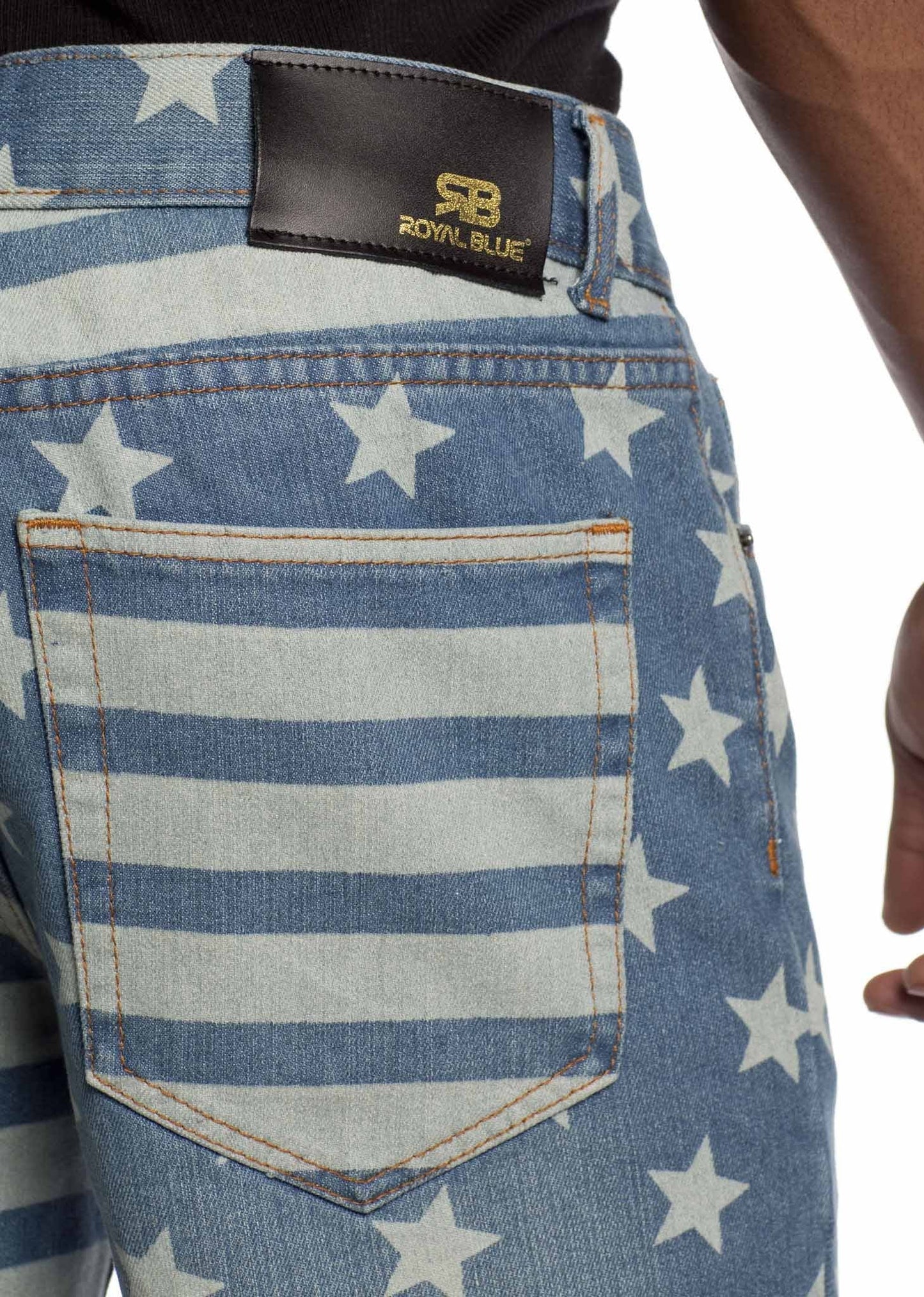 Patriotic Jean Shorts - Royal Blue® Apparel