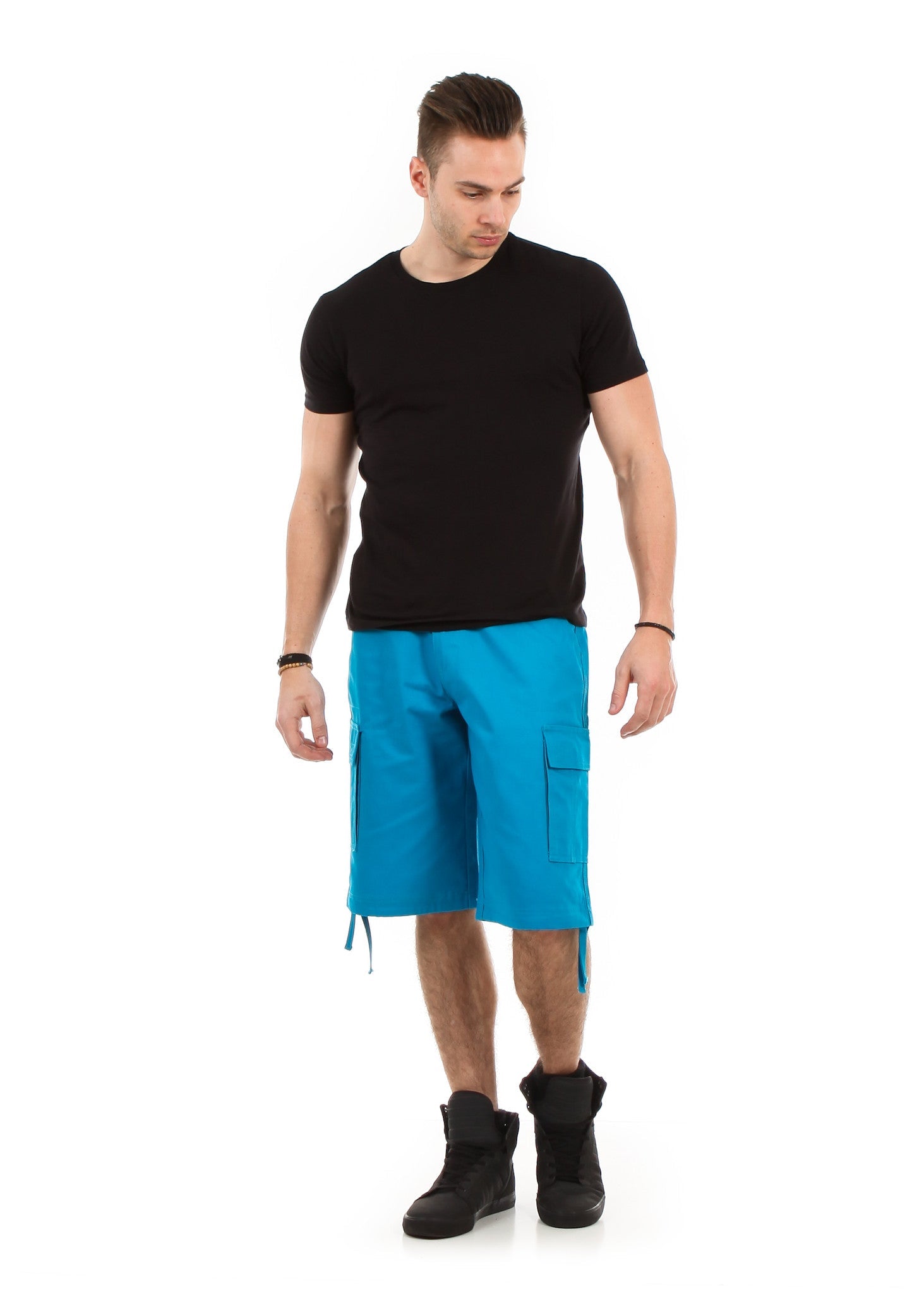 Relaxed Fit Cargo Shorts - Royal Blue® Apparel