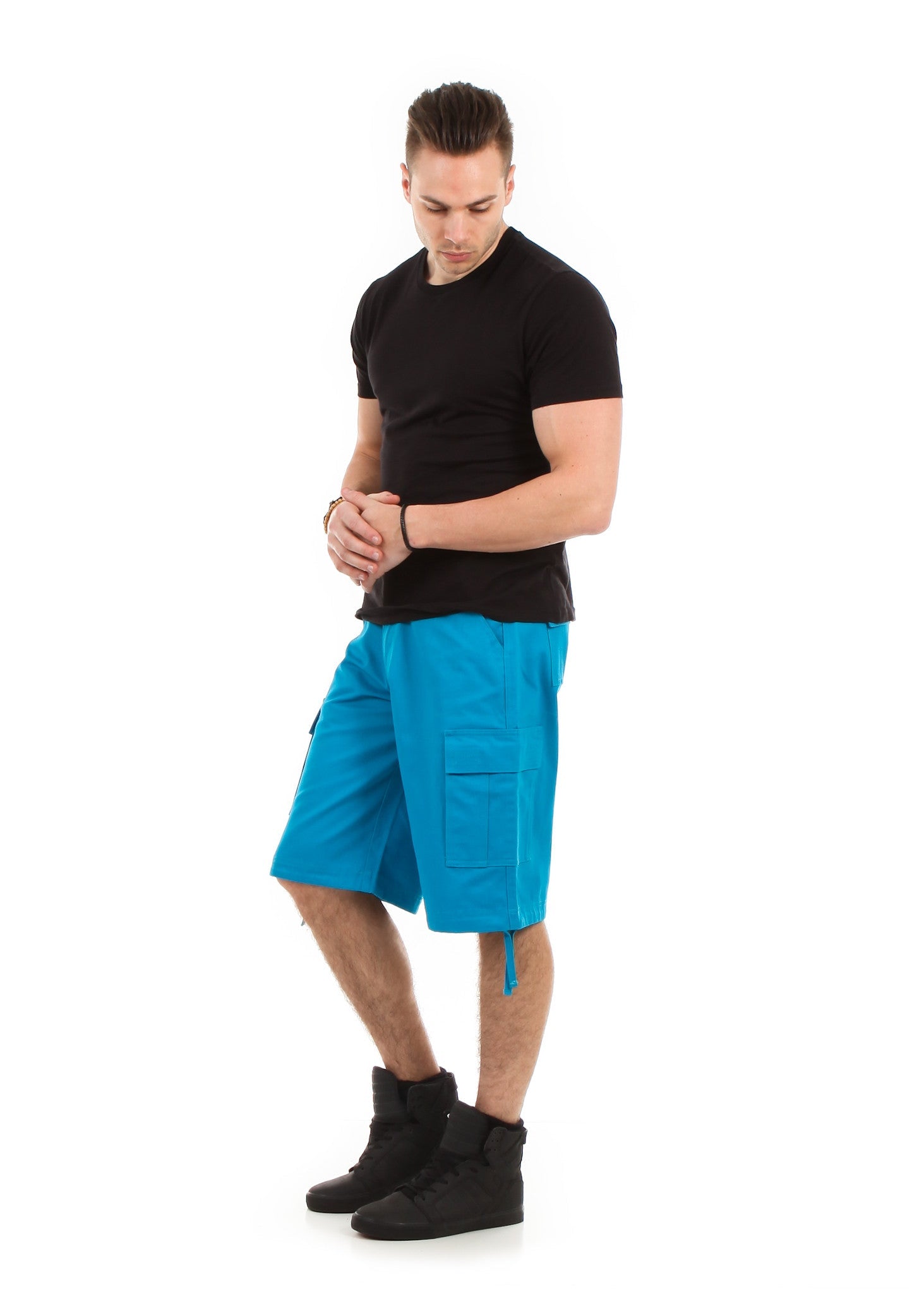 Relaxed Fit Cargo Shorts - Royal Blue® Apparel