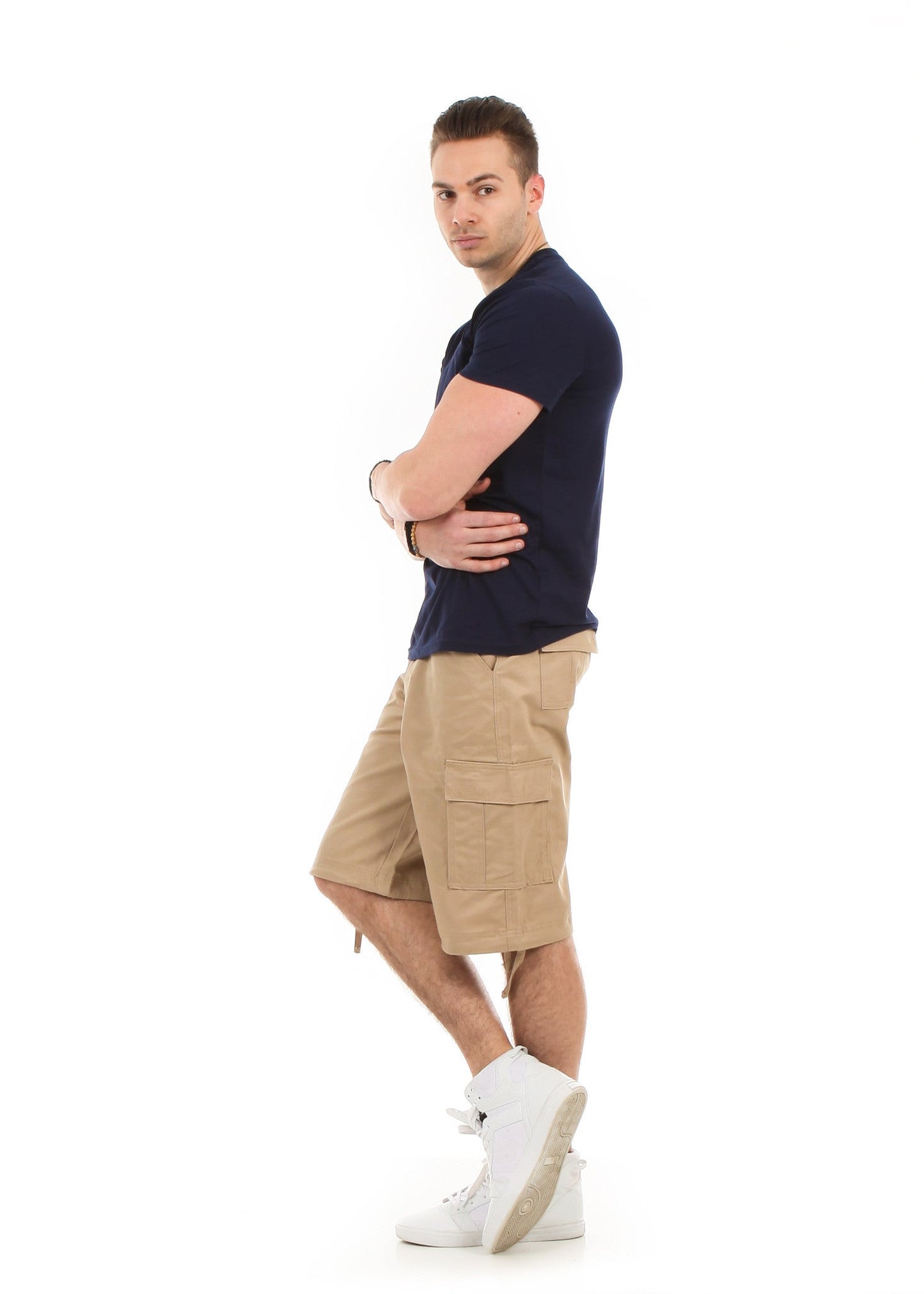 Relaxed Fit Cargo Shorts - Royal Blue® Apparel