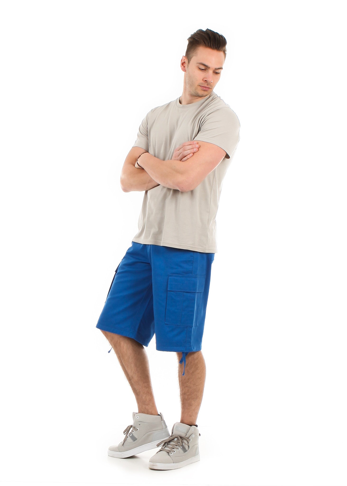 Relaxed Fit Cargo Shorts - Royal Blue® Apparel