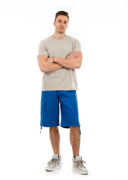 Relaxed Fit Cargo Shorts - Royal Blue® Apparel