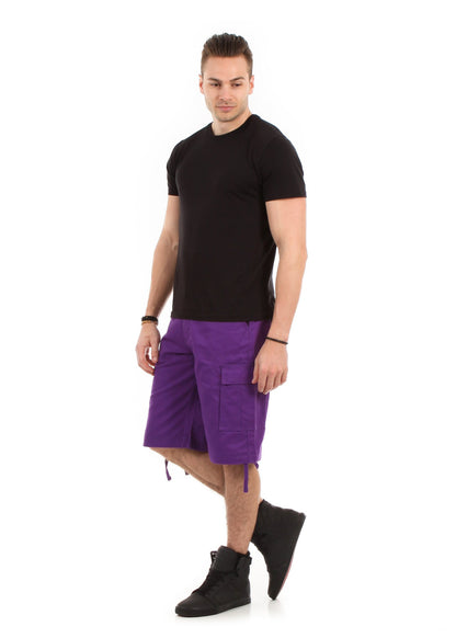 Relaxed Fit Cargo Shorts - Royal Blue® Apparel