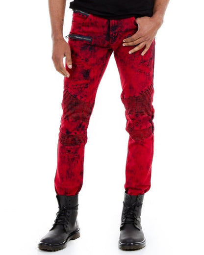 Skinny Mars Moto Jeans - Royal Blue® Apparel