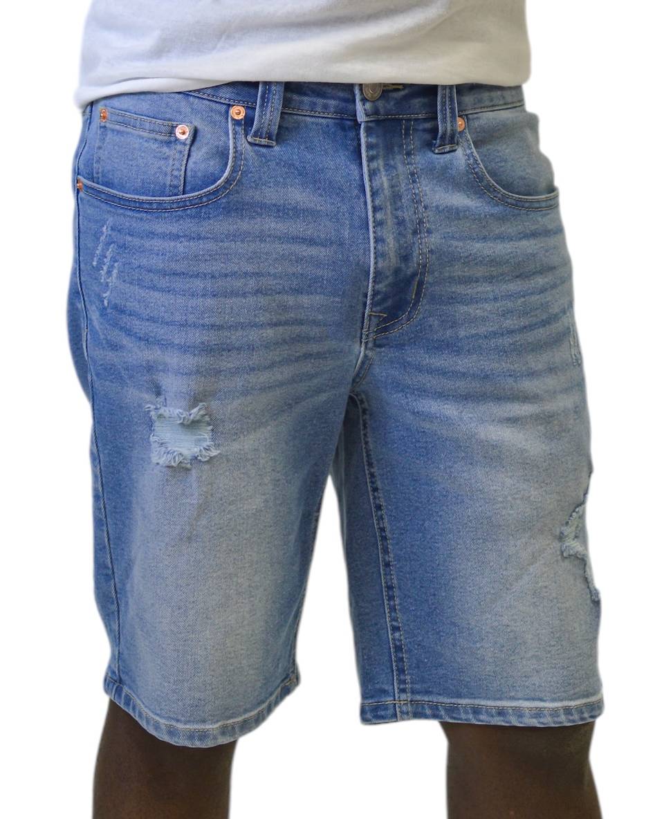 Slim Fit Denim Shorts - Royal Blue® Apparel Medium Indigo / 30