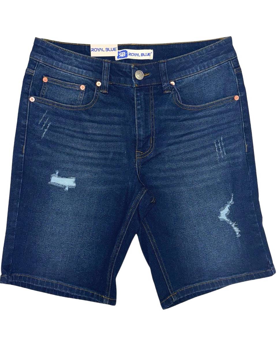 Slim Fit Denim Shorts - Royal Blue® Apparel Carter / 30