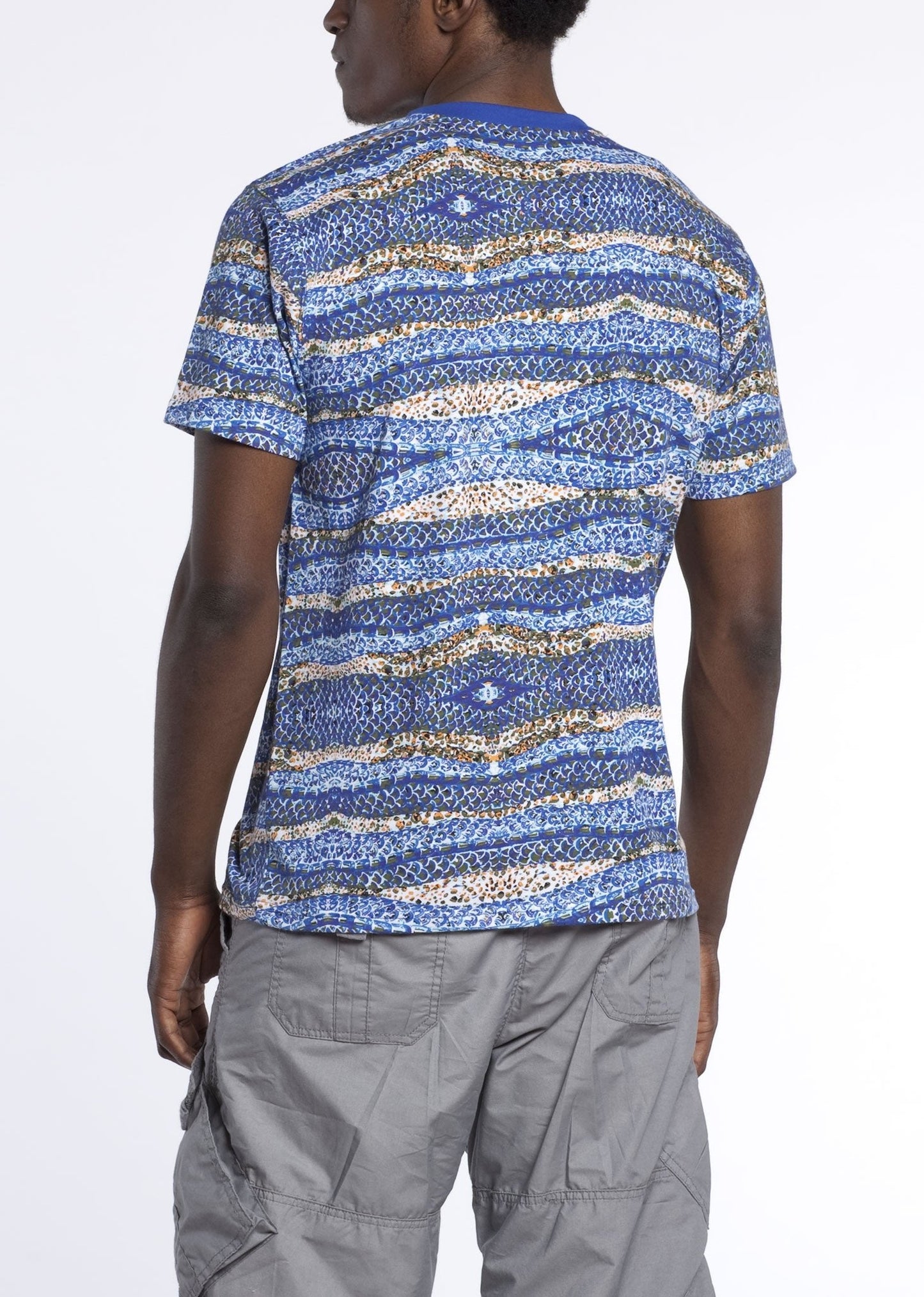 Snakeskin T-Shirt - Royal Blue® Apparel